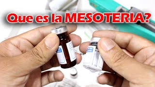 Para que sirve la MESOTERAPIA como funciona la mesoterapia TIPOS FARMACOS Curso de MESOTERAPIA [upl. by Letsirhc]