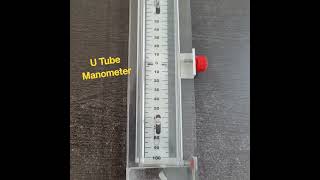 U Tube Type Manometer [upl. by Der]