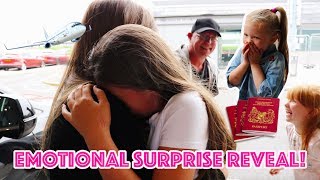 EMOTIONAL SURPRISE HOLIDAY REVEAL AT THE AIRPORT [upl. by Naellij181]