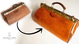 Restoring 25 year old doctors bag  LEATHER RESTORATION [upl. by Ennovoj]