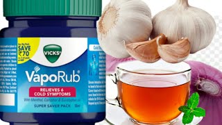 JARABE PARÁ LA TOS CASERO  TE DE CEBOLLA Y VIC VAPORUB  REMEDIOS CASEROS [upl. by Blackman]