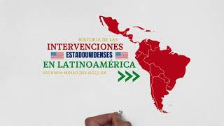 HISTORIA DE LAS INTERVENCIONES DE EEUU EN LATINOAMERICA [upl. by Efeek]