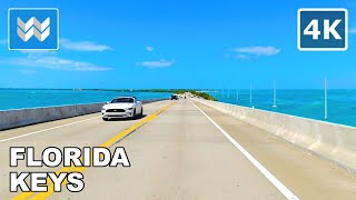 4K Florida Keys USA Scenic Driving Tour  Islamorada to Key West via A1A Highway Road Trip [upl. by Yesnyl]