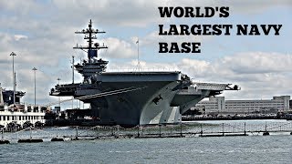 Worlds Largest Navy Base  Naval Ship Tour [upl. by Kryska]