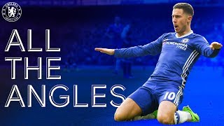 Eden Hazards Stunning Solo Goal v Arsenal 1617  All The Angles [upl. by Reginauld849]