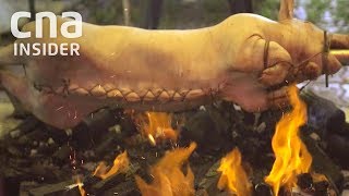 Cebu Roast Pig By A Lechon Master In Singapore [upl. by Xela]