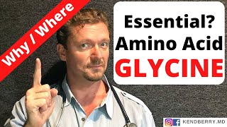 GLYCINE Why You NEED It amp Which Foods Have It Essential Amino Acid [upl. by Vincenta]