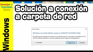 Solución a no se encuentra la ruta de acceso a carpeta en red – error 0x80070035 [upl. by Ayital]