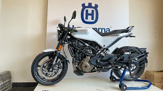 2022 New Husqvarna Vitpilen 250 Full Review [upl. by Annauqahs]