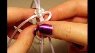 Tutorial Como hacer nudo corredizo de macramé [upl. by Backler]