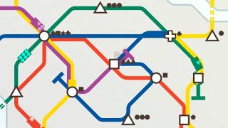 Using a Clever Strategy to Manage a Busy Train Network in Mini Metro [upl. by Jabez64]