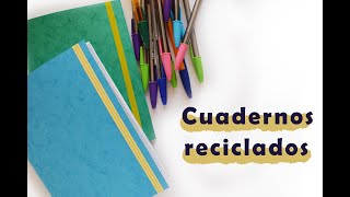 Cómo hacer cuadernos reciclados DIY [upl. by Coster]