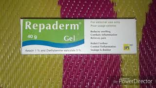 Repaderm 40 gm Gel Review  Aescin 1 and Diethylamine Salicylate 5  Diethylamine Salicylate Uses [upl. by Klement]