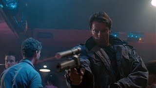 Kyle Reese vs T800 Technoir  The Terminator Open Matte Remastered [upl. by Kcirdec]