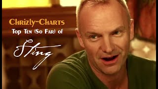 TOP TEN The Best Songs Of Sting [upl. by Fosdick219]