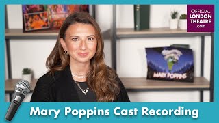 Zizi Strallen chats Mary Poppins Cast Recording [upl. by Leiruh]