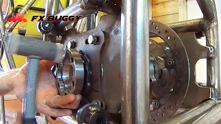 Crosskart Buggy Build Part 5 Center Hub Installation [upl. by Kamillah]