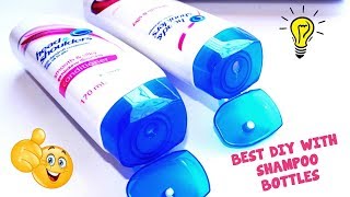 2 Easy DIY in 1 Shampoo Bottle Best Reuse Idea With Shampoo Bottle How To Recycle Shampoo Bottle [upl. by Bettye938]