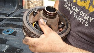 LS Crank Pulley Removal Hack [upl. by Dnalro789]