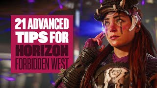 21 Horizon Forbidden West Advanced Tips  HORIZON FORBIDDEN WEST NEW PS5 GAMEPLAY [upl. by Madelon]