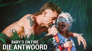 DIE ANTWOORD  Babys On Fire Live At Hurricane Festival 2015 [upl. by Ahsitam]