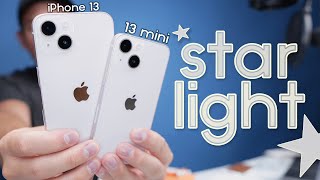 Starlight iPhone 13 Unboxing amp First Impressions [upl. by Nylimaj]