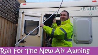 Fitting An Awning Rail To The Motorhome [upl. by Athena]