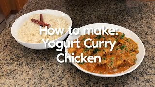 How to make Chicken curry with yogurt [upl. by Enened]