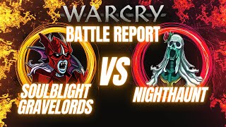 Warcry Battle Report Soulblight Gravelords vs Nighthaunt [upl. by Atekal]