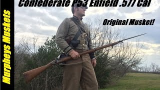 Shooting An Original 1853 Enfield Rifle Musket [upl. by Flieger]