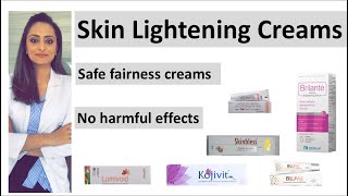 Safe skin lightening creams how to reduce dark spots  best fairness creams  dermatologist [upl. by Itch271]