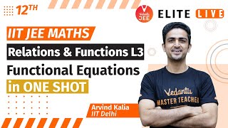 Relations amp Functions Class 12  Lecture 3  JEE Main  JEE Advanced Arvind Kalia Sir Vedantu [upl. by Einram]