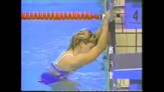 1988 Olympic Games  Swimming  Womens 200 Meter Breaststroke  Silke Horner GDR [upl. by Olnek]