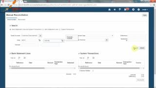 Oracle Financials  Manual Reconciliation [upl. by Bang]