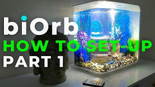 biOrb Aquarium  How to setup from new  PART ONE [upl. by Enelie]