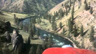 Lower Loon  U72  Approach and Landing Idaho backountry HD [upl. by Ecyac]