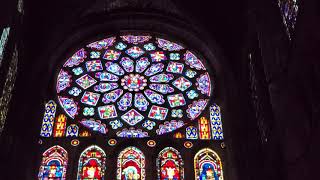 Inside Chartres Cathedral in France  Cathédrale NotreDame de Chartres [upl. by Eltrym]