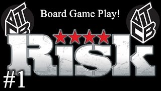 Risk  Board Game Play Part 1 [upl. by Aisanat]