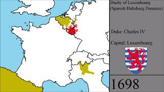 The History of Luxembourg Every Year [upl. by Anwat823]