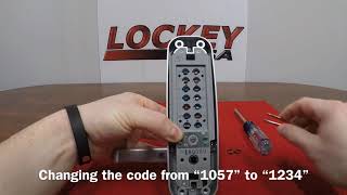 LockeyUSA How to Change Code for 1000 Series Locks [upl. by Clerissa]