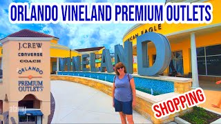 The Orlando Vineland Premium Outlets Tour 🛒 [upl. by Ahsik]