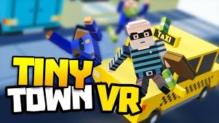 VIRTUAL REALITY BUILDER  CREATE LEGO WORLDS Lets Play Tiny Town VR Gameplay Part 1  VR HTC Vive [upl. by Bouchier]