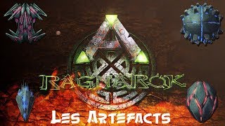 Ark Ragnarok  Tuto Emplacement Artefacts Location Artifact [upl. by Natsrik]