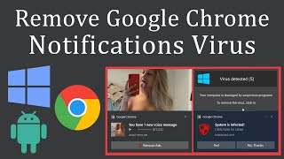 How to Remove Google Chrome Notification Virus [upl. by Zetnwahs]