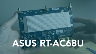 ASUS RTAC68U router disassembly  How to Open TMobile TMAC1900 [upl. by Goodard]