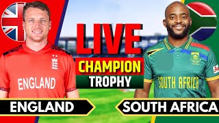 South Africa vs England Match 11  Live Cricket Match Today  SA vs ENG  Champions Trophy [upl. by Ruenhcs321]