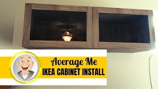 How to install an IKEA Cabinet on a wall [upl. by Afital]