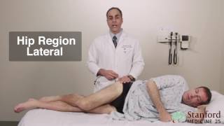 Approach to Hip Region Pain Physical Exam  Stanford Medicine 25 [upl. by Abigael]