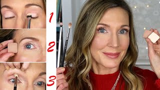 Makeup 101 for Mature Beginners  3Step Eyeshadow Tutorial [upl. by Afatsum]