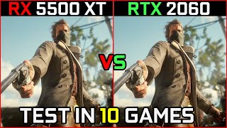 RX 5500 XT vs RTX 2060  How Big is the Difference  2021 [upl. by Kevyn]